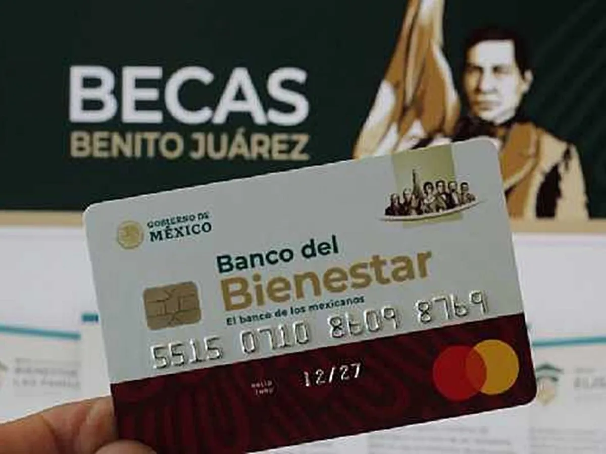 Cartão de bem-estar da bolsa de estudos Benito Jaurez