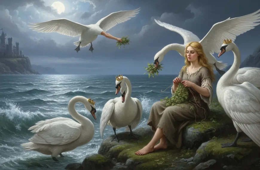 Los Cisnes Salvajes - Cuento completo de Andersen