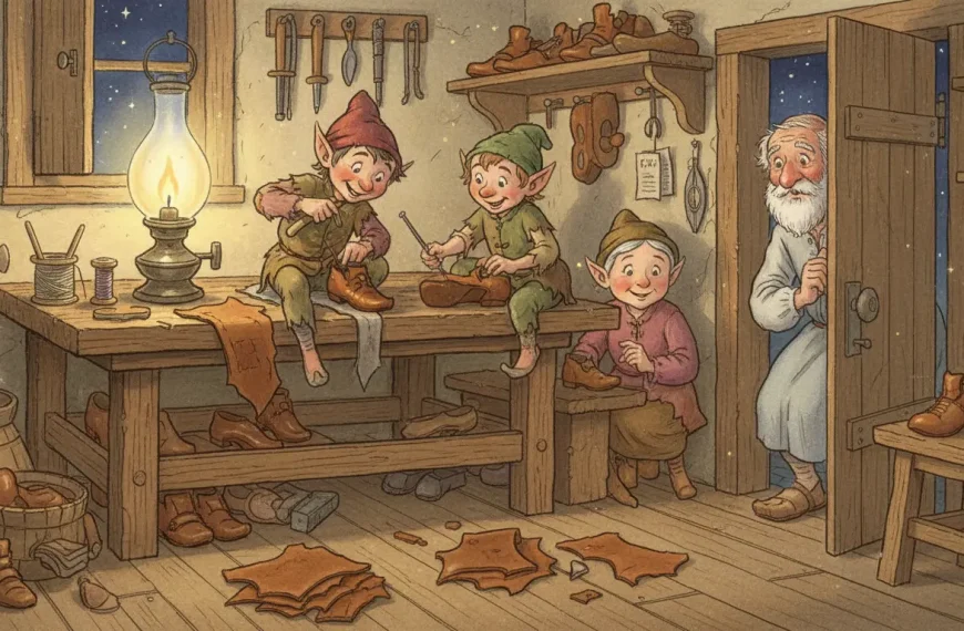 Los Duendes y El Zapatero - El cuento de los hermanos Grimm