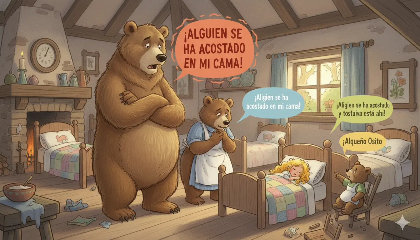 Ricitos de Oro y los tres osos - cuento completo